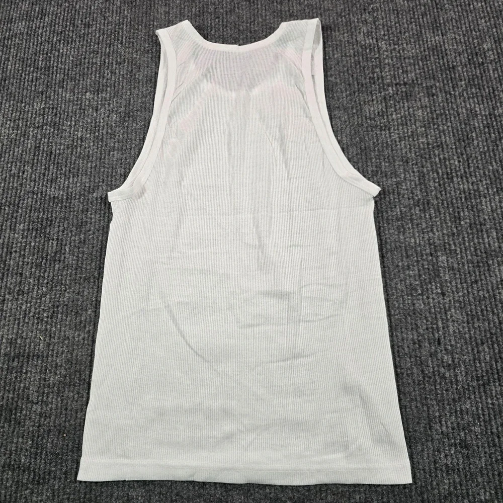 Von Dutch Tank Undershirts Mens Large Black Gray White 4 Pack Tagless Ribbed